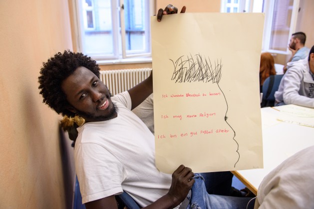 Schreibwerkstatt "In zwei Sprachen zu Hause", 19.12.2016, Bibliothek am Luisenbad, Berlin